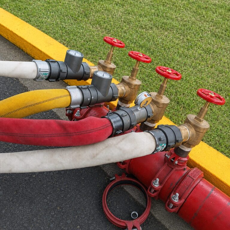 Banco de prueba de bomba contra incendio