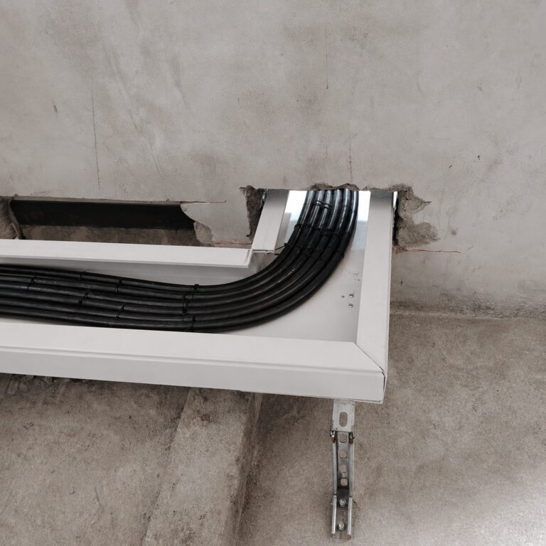 Canalización de cables de media tensión
