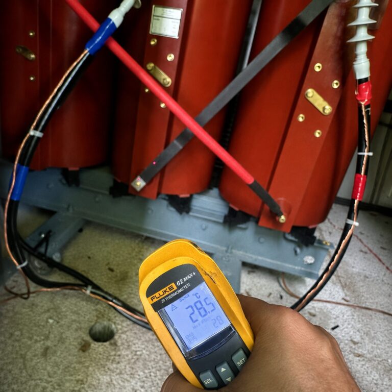 Prueba termográfica de tablero eléctrico